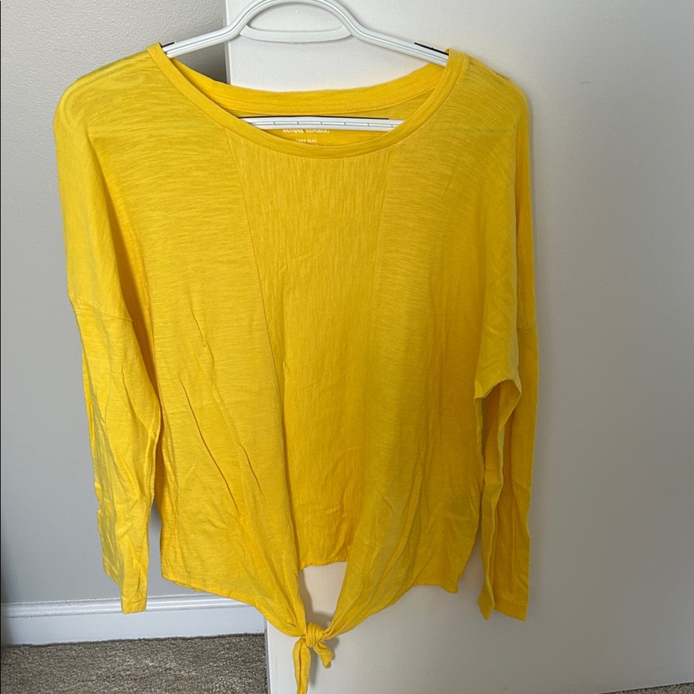 Banana Republic Yellow Women's Top